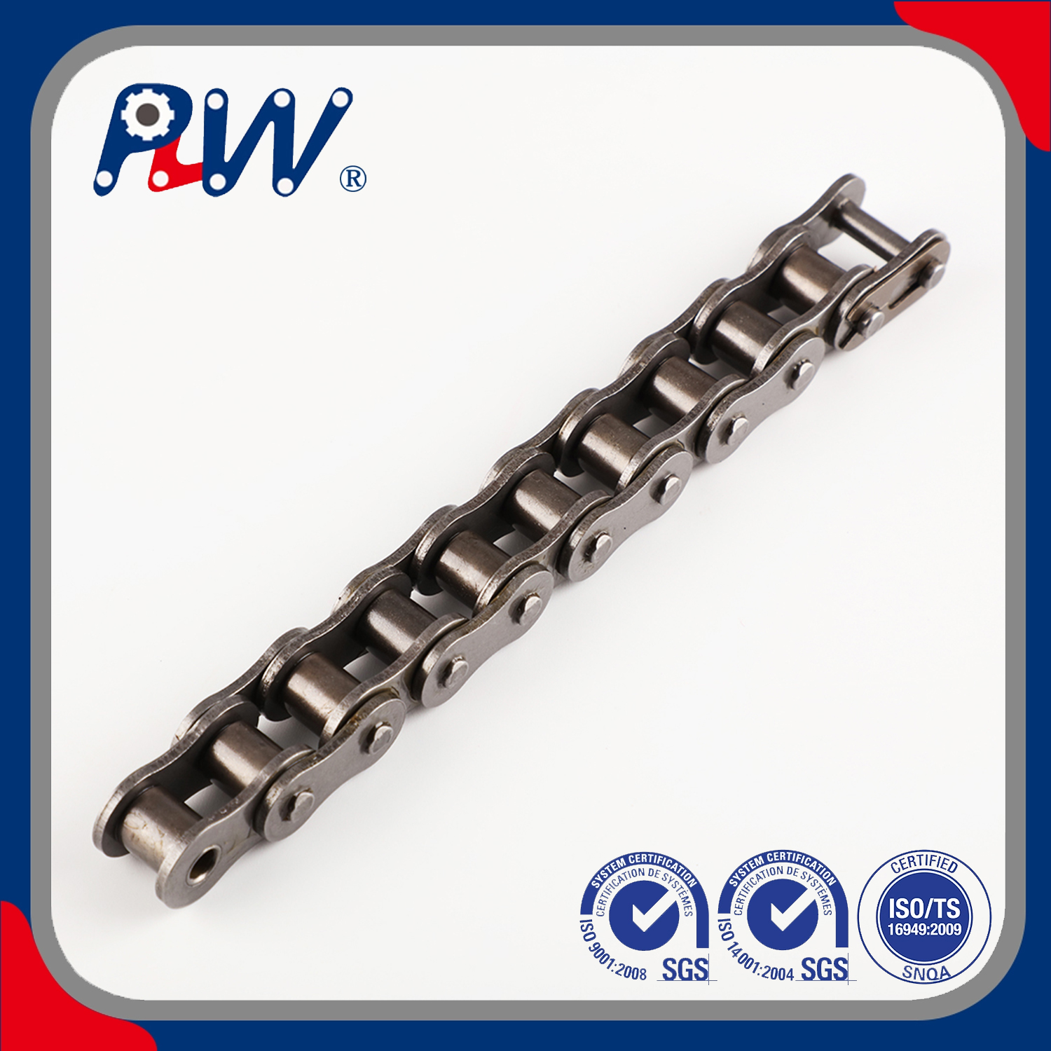 ISO/ANSI/DIN Estandar de tono corto de tono corto Acero inoxidable Transmisión de hardware Motocicleta Roller Industrial Roller