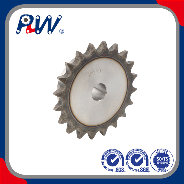 Rueda dentada de alto desgaste con tratamiento de oxidación anódica estándar ISO para equipos de transmisión industrial