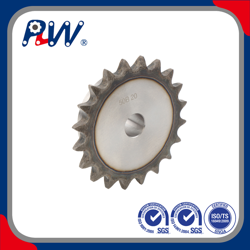 Rueda dentada de alto desgaste con tratamiento de oxidación anódica estándar ISO para equipos de transmisión industrial