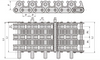 Cadenas de rodillos para maquinaria textil