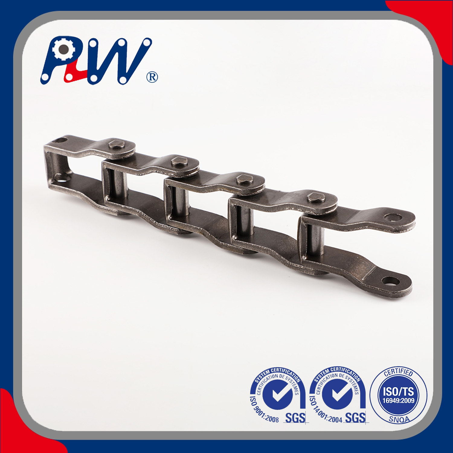 Cadenas de pintura de acero con accesorios-662