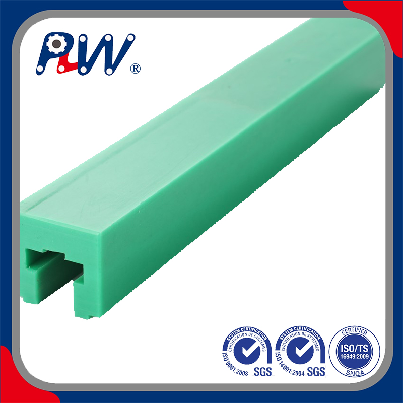 Gu&iacute;a de cadena de pl&aacute;stico silenciosa para sistemas de transmisi&oacute;n