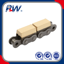Cadena de rodillos con perfiles de elastómero vulcanizado Cadena transportadora C08B-G1