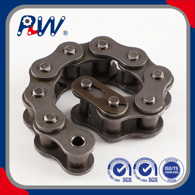 Cadena de rodillos de acero de carbono/acero inoxidable de la serie A/B y otra cadena de transporte especial